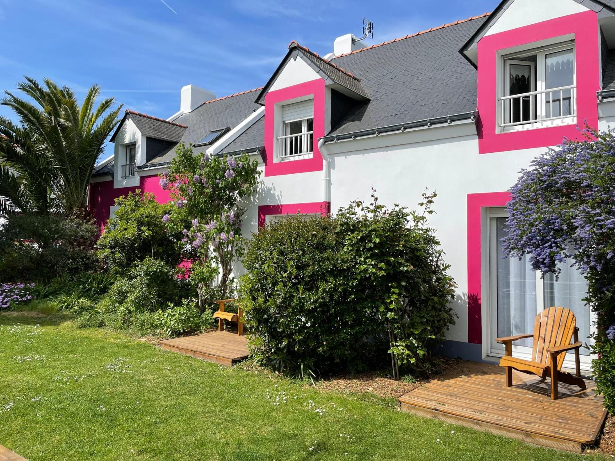 Hotel Aux Tamaris Sauzon Exteriér fotografie